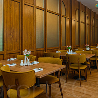 Санаторий «Машук Аква-Терм», Железноводск. Зал столовой Санаторий «Машук Аква-Терм», Железноводск. Зал столовой