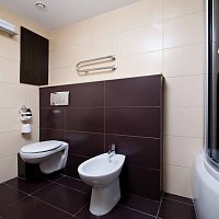 Санаторий «Плаза» г. Железноводск. Номер «Люкс» повышенной комфортности, ванная комната Санаторий «Плаза» г. Железноводск. Номер «Люкс» повышенной комфортности, ванная комната