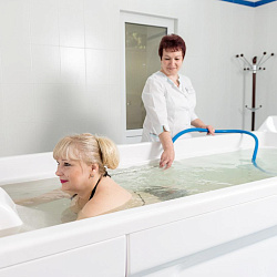 Санаторий «им. И.П. Павлова» Ессентуки. Ванное отделение, подводный душ-массаж Санаторий «им. И.П. Павлова» Ессентуки. Ванное отделение, подводный душ-массаж