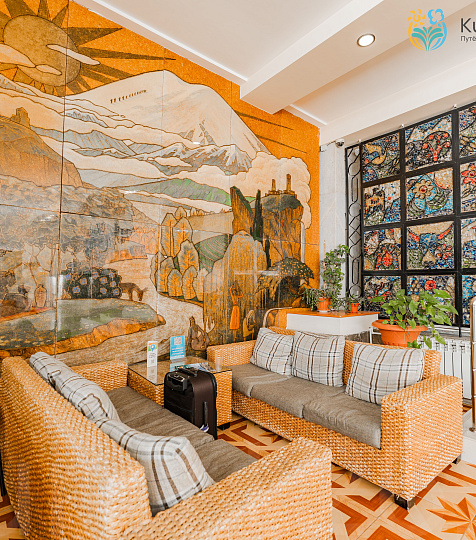 Санаторий «Эльбрус» Железноводск. Холл Санаторий «Эльбрус» Железноводск. Холл