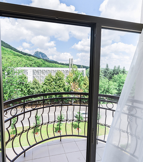 Санаторий «Буковая роща», Железноводск. Вид с балкона в номере двухместный «Студия» Санаторий «Буковая роща», Железноводск. Вид с балкона в номере двухместный «Студия»