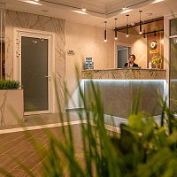 Оздоровительный комплекс «Затерянный рай у Машука», зона ресепшн Оздоровительный комплекс «Затерянный рай у Машука», зона ресепшн