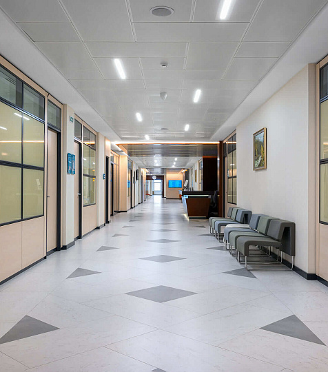 Санаторий «Источник» г. Железноводск. Коридор в медицинском корпусе Санаторий «Источник» г. Железноводск. Коридор в медицинском корпусе