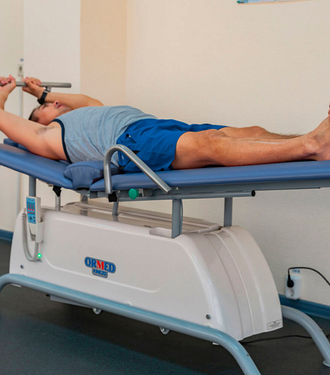 Центральный военный санаторий, г. Пятигорск. Установка механотерапевтическая ОРМЕД-КИНЕЗО Центральный военный санаторий, г. Пятигорск. Установка механотерапевтическая ОРМЕД-КИНЕЗО