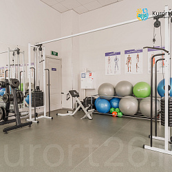 Санаторий «Елизавета—Минеральные Воды», г. Железноводск. Тренажерный зал Санаторий «Елизавета—Минеральные Воды», г. Железноводск. Тренажерный зал