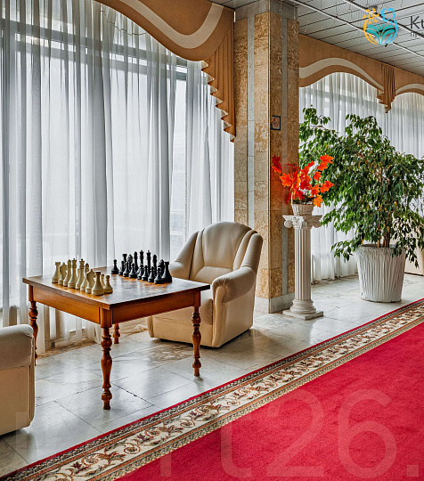 Санаторий «им. Димитрова» Кисловодск. Холл, шахматы Санаторий «им. Димитрова» Кисловодск. Холл, шахматы