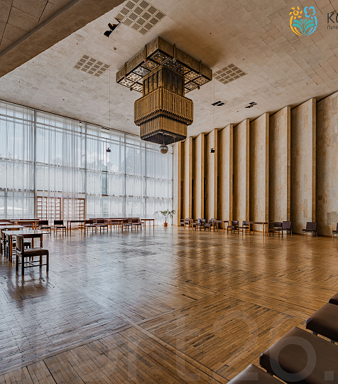 Санаторий «Жемчужина Кавказа» г. Ессентуки. Большой зал Санаторий «Жемчужина Кавказа» г. Ессентуки. Большой зал