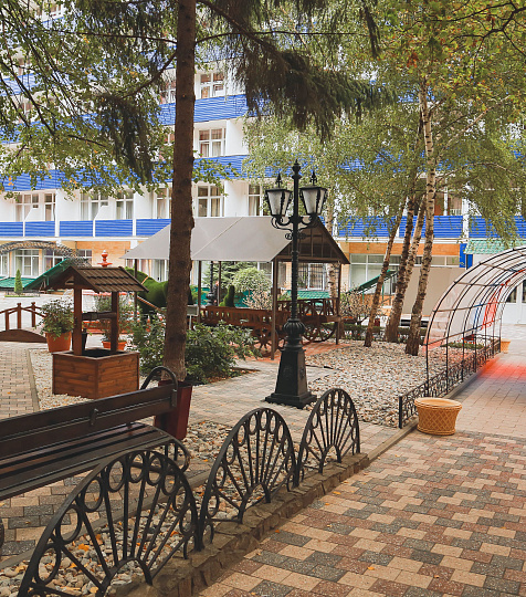 Санаторий «Зори Ставрополья», Пятигорск. Территория Санаторий «Зори Ставрополья», Пятигорск. Территория