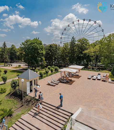 Санаторий «Жемчужина Кавказа» г. Ессентуки. Территория Санаторий «Жемчужина Кавказа» г. Ессентуки. Территория