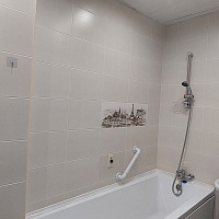 Санаторий «Москва», г. Ессентуки, номер 1-й категории (2х местный) "Эконом" с размещением двух человек, ванная комната Санаторий «Москва», г. Ессентуки, номер 1-й категории (2х местный) "Эконом" с размещением двух человек, ванная комната