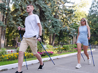 Санаторий «Шахтёр» г. Ессентуки. Скандинавская ходьба Санаторий «Шахтёр» г. Ессентуки. Скандинавская ходьба