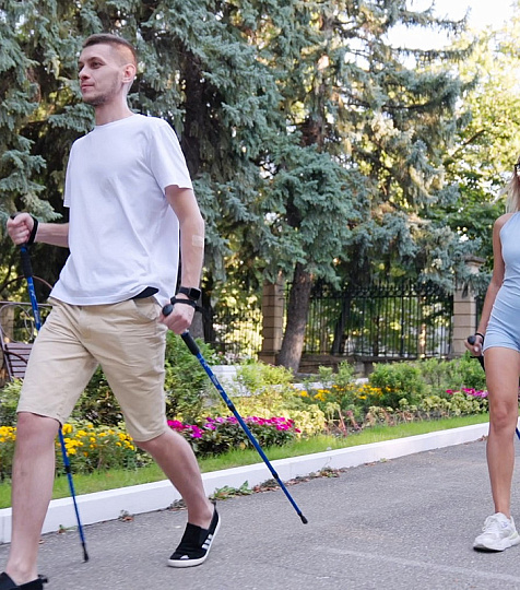 Санаторий «Шахтёр» г. Ессентуки. Скандинавская ходьба Санаторий «Шахтёр» г. Ессентуки. Скандинавская ходьба