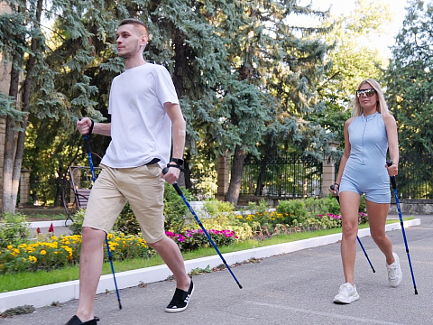 Санаторий «Шахтёр» г. Ессентуки. Скандинавская ходьба Санаторий «Шахтёр» г. Ессентуки. Скандинавская ходьба