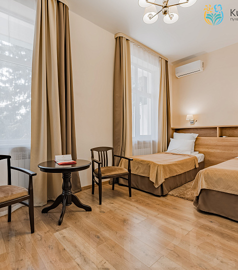 Санаторий «Жемчужина Кавказа» г. Ессентуки. Двухместный номер «Улучшенный» Санаторий «Жемчужина Кавказа» г. Ессентуки. Двухместный номер «Улучшенный»