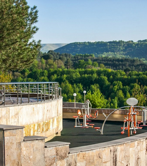 Санаторий «Заря», Кисловодск. Спортивная площадка Санаторий «Заря», Кисловодск. Спортивная площадка