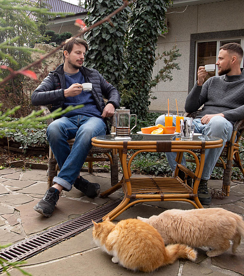 Оздоровительный комплекс «Затерянный рай у Машука», уютный двор Оздоровительный комплекс «Затерянный рай у Машука», уютный двор