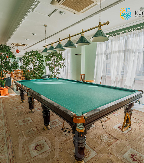 Санаторий «Долина Нарзанов» г. Кисловодск. Бильярд Санаторий «Долина Нарзанов» г. Кисловодск. Бильярд