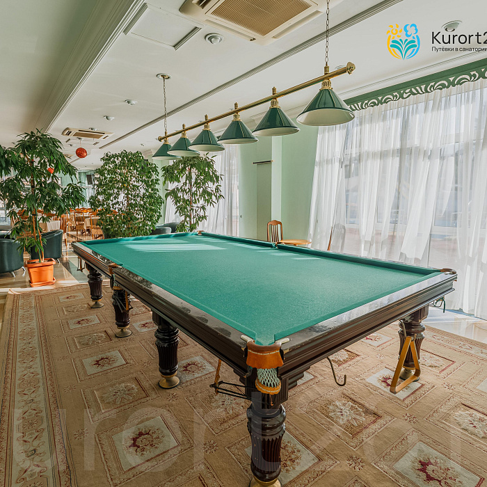 Санаторий «Долина Нарзанов» г. Кисловодск. Бильярд Санаторий «Долина Нарзанов» г. Кисловодск. Бильярд