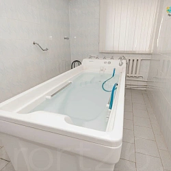 Детский военный санаторий, Пятигорск. Лечебная база, ванное отделение Детский военный санаторий, Пятигорск. Лечебная база, ванное отделение