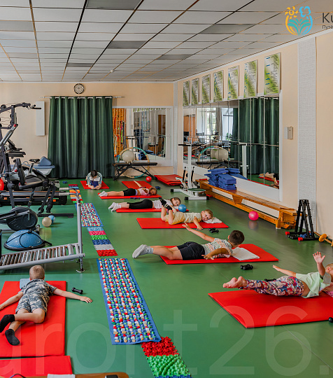 Санаторий «Горячий ключ», Пятигорск. Зал ЛФК Санаторий «Горячий ключ», Пятигорск. Зал ЛФК