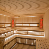 Пансионат «PANinter Hotel&Mineral Spa», г. Кисловодск. Финская сауна Пансионат «PANinter Hotel&Mineral Spa», г. Кисловодск. Финская сауна