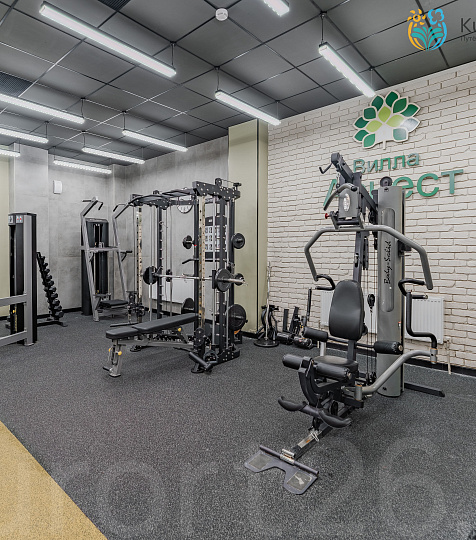 Санаторий Вилла «Арнест», Кисловодск. Тренажерный зал Санаторий Вилла «Арнест», Кисловодск. Тренажерный зал