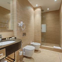 Санаторий «Машук Аква-Терм» Железноводск. Ванная комната в номере Санаторий «Машук Аква-Терм» Железноводск. Ванная комната в номере