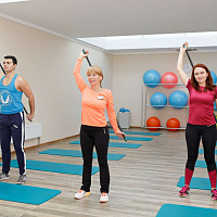 Санаторий «Русь» г. Ессентуки. Зал ЛФК Санаторий «Русь» г. Ессентуки. Зал ЛФК