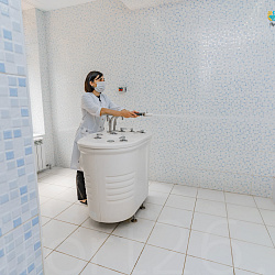 Пятигорская Клиника НИИ Курортологии, душ Шарко Пятигорская Клиника НИИ Курортологии, душ Шарко