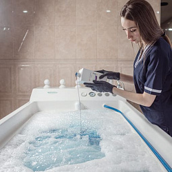 Санаторий «Дворец нарзанов» г. Кисловодск. Ванное отделение Санаторий «Дворец нарзанов» г. Кисловодск. Ванное отделение