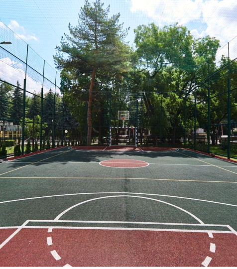 Санаторий «Солнечный» г. Кисловодск. Спортивная площадка Санаторий «Солнечный» г. Кисловодск. Спортивная площадка