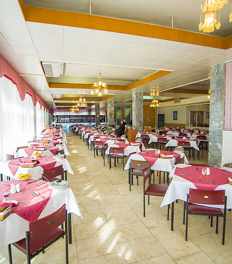 Санаторий «Виктория» Ессентуки. Столовая Санаторий «Виктория» Ессентуки. Столовая