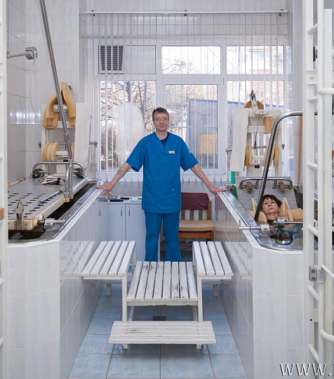 Санаторий "Крепость", Кисловодск. Вытяжение позвоночника Санаторий "Крепость", Кисловодск. Вытяжение позвоночника