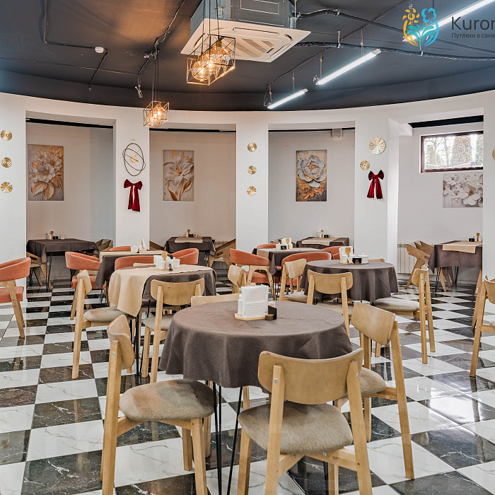 Санаторий «Вернисаж» г. Кисловодск. Столовая Санаторий «Вернисаж» г. Кисловодск. Столовая