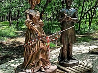 В Пятигорске появились памятники персонажам романа «Герой нашего времени»