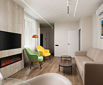 Вилла, 2-комнатная, 1 спальня