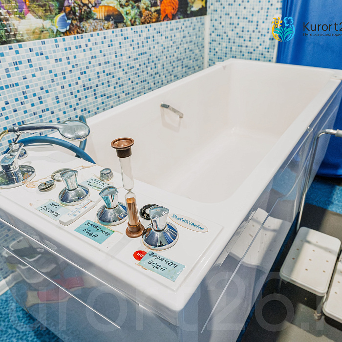 Клинический санаторий «Элорма», Кисловодск. Ванное отделение Клинический санаторий «Элорма», Кисловодск. Ванное отделение