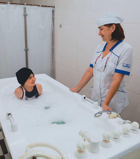 Санаторий «Зори Ставрополья», Пятигорск. Ванное отделение Санаторий «Зори Ставрополья», Пятигорск. Ванное отделение