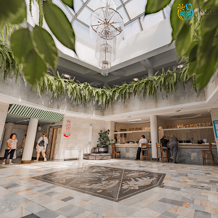 Санаторий «Джинал» г. Кисловодск. Холл мозаика Санаторий «Джинал» г. Кисловодск. Холл мозаика